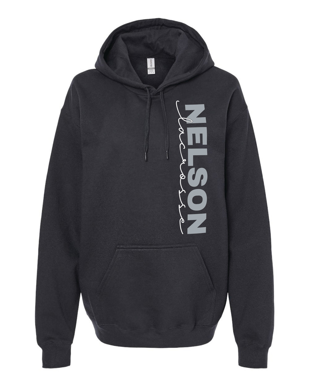 Nelson Lacrosse Vertical Logo Hoodie