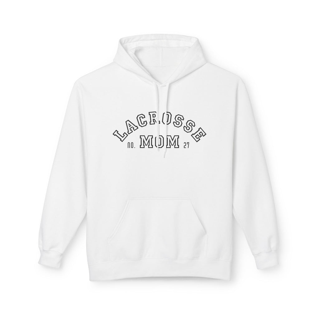 Lacrosse Mom with Number Sweatshirt