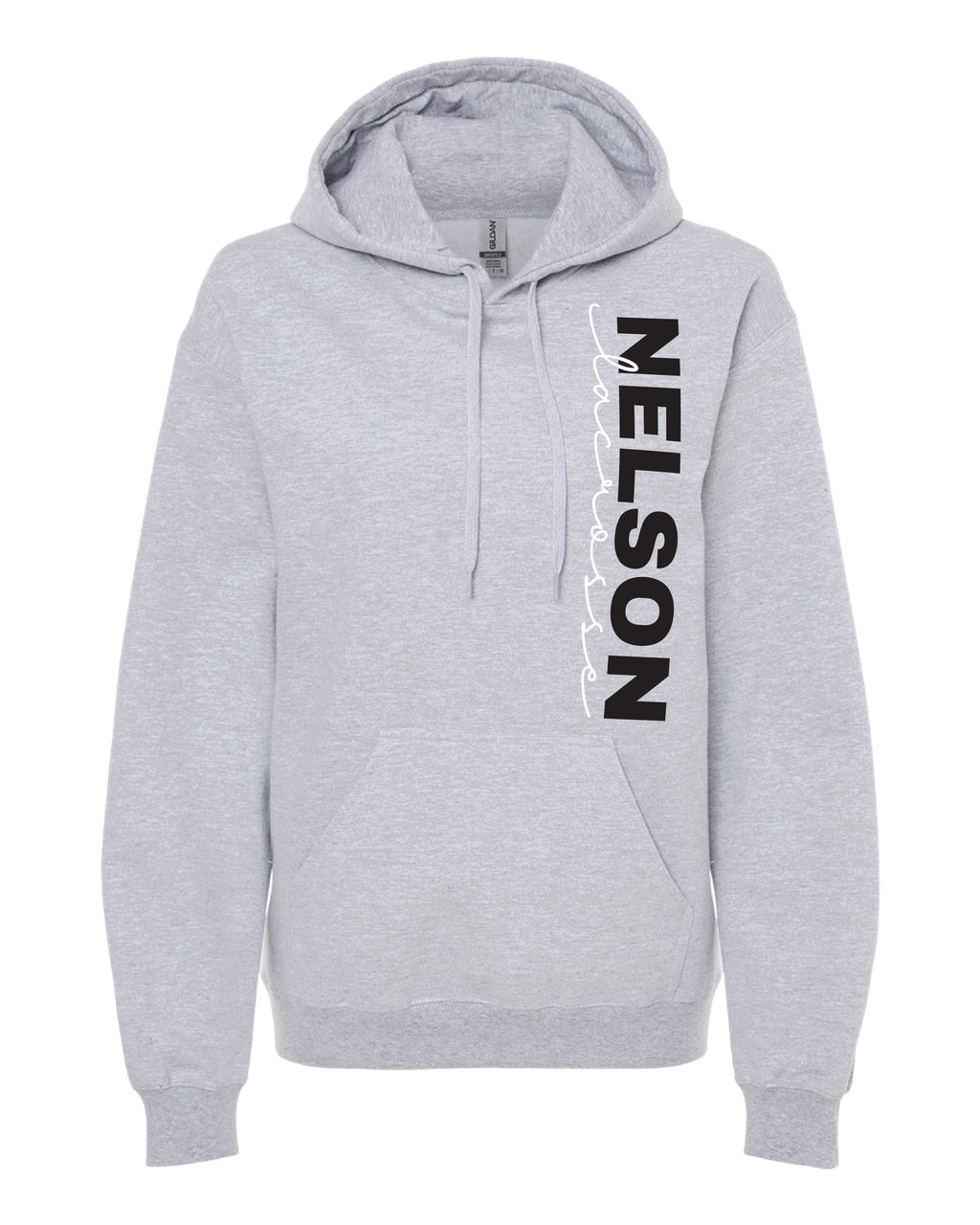 Nelson Lacrosse Vertical Logo Hoodie