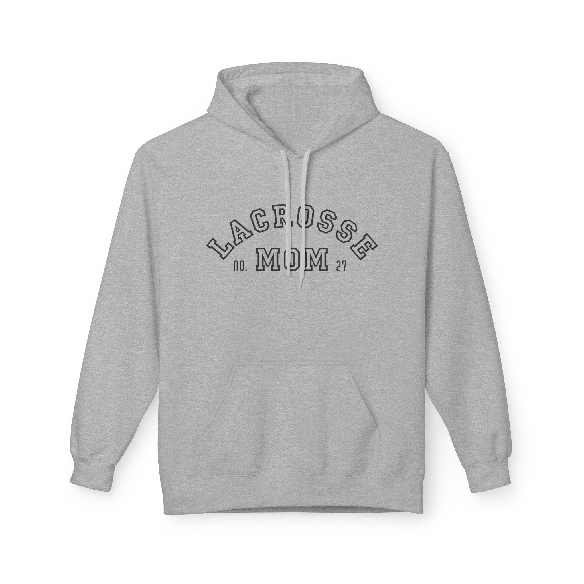 Lacrosse Mom with Number Sweatshirt